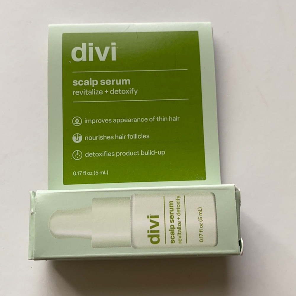 Divi scalp serum revitalize detoxify SAMPLE